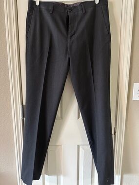 English Laundry Men's Black Dress Pants - Tailored Straight